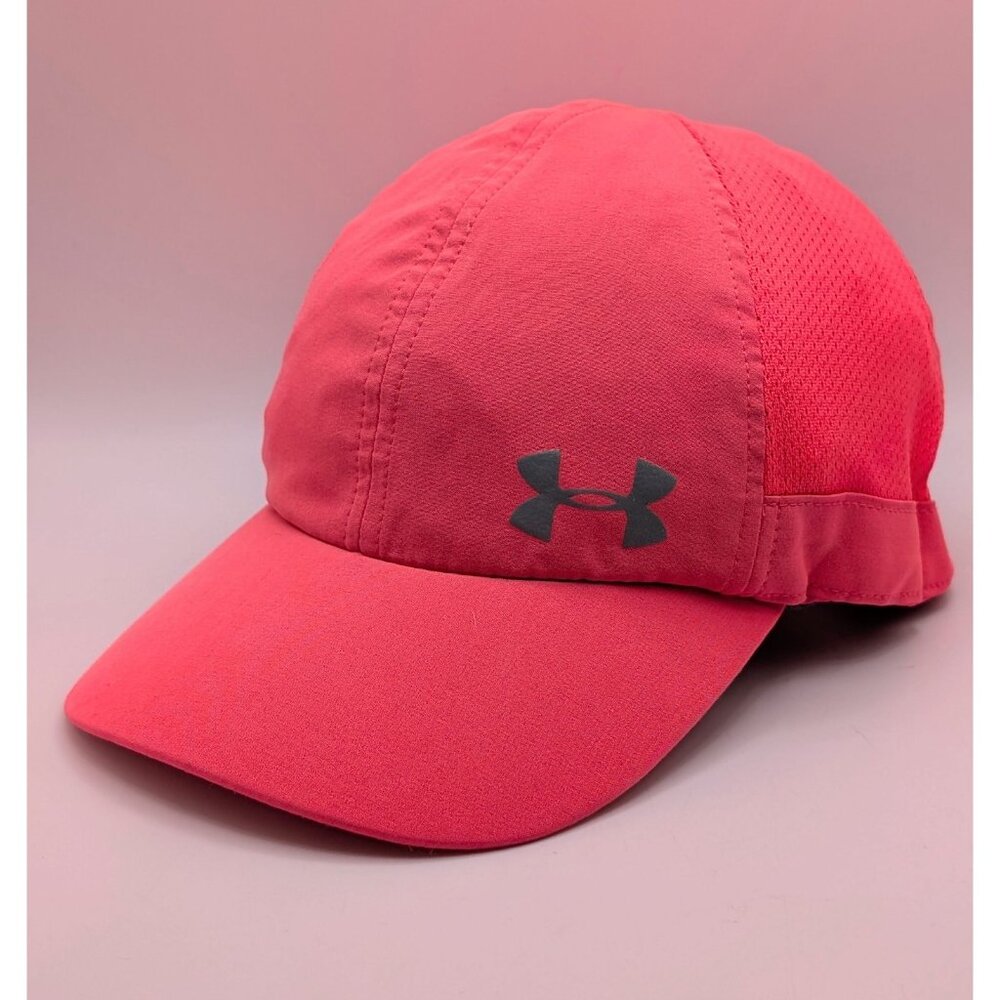 Under Armour Womens Pink Running Hat Cap Adjustable Strap Back Lightweight Lite